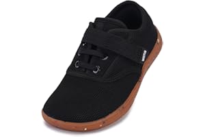 WHITIN Toddler/Little Kids Wide Toe Box Barefoot Shoes + Minimalist Sneakers for Boys Girls + Zero Drop Sole