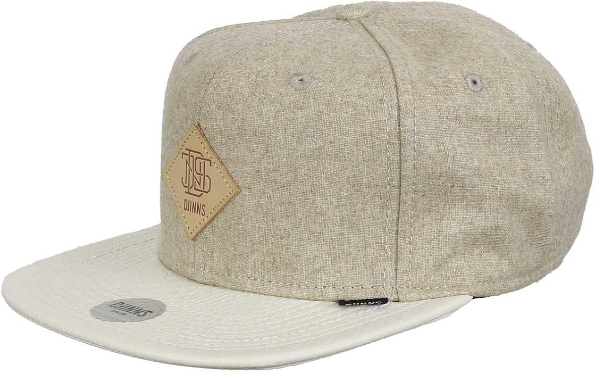 Djinns Men Caps/Snapback Cap Flannel 6 Panel Beige 339128 Adjustable