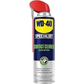 WD-40 Specialist Contact Cleaner, Fast-Dry, No-Residue, 13.3 OZ [1-Pack] | Cleans Battery Terminals &amp; Motor Contacts, Safe on Circuit Boards, Fast-Drying, No-Residue, Remove Flux &amp; Oil