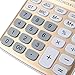 AYPBAIM Desktop Calculator with 12-Digit Large Display,Solar Battery LCD Display Office Calculator (Gold)
