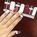 6 Different Sheets Shinny Full Nail Art Tips Stickers False Nail Design Manicure Sets (Style C)