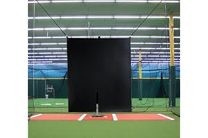 GARAGE BATTING CAGE COMPANY 5' x 8' Vinyl Heavy Duty Baseball Batting Cage Backstop - Professional Hitting Facility BACKSTOPS - Since 2004 (GBCC)