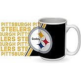 Rico Industries NFL Football 15 oz White Ceramic Mug