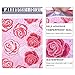 UCGOU Poly Mailers 10x13 Inch Red and Pink Roses Designer 100 Pack Patterned #4 Shipping Bags Mailing Envelopes Self Seal Waterproof and Tear Proof Boutique Postal Small Business for Clothes