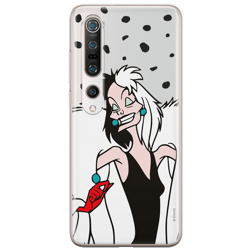 ERT GROUP mobile phone case for Xiaomi MI 10 / MI 10 PRO original and officially Licensed Disney pattern Cruella 004 optimally adapted to the shape of the mobile phone, partially transparent