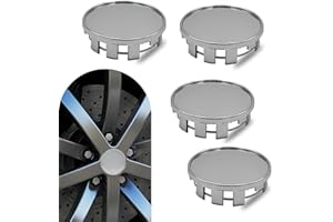 Zehiony 4 PCS Car Wheel Center Caps, ABS Anti-scratch Rust-proof Hub Cap Covers, Snap-in Tight Fit Protective Rim Covers, Mod