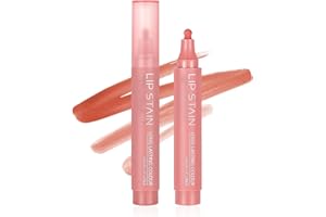 DAGEDA Lip Stain, Matte Color Look Lip Stain Marker, Waterproof Long Lasting Lip Liner, Smudge-proof All Day Wear, Highly Pig