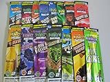 JUICY DOUBLE WRAPS - 20 PACKETS X 2 CIGAR WRAPS IN 10 FLAVORS