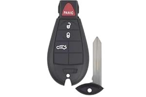 Replacement Key Fob for Dodge Challenger (08-14), Dart (13-16), Charger (08-10), Magnum (08), & Chrysler 300 (08-10) Keyless 