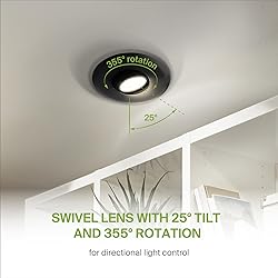 ASD 6 Pack 3 Inch Gimbal LED Recessed Lighting with