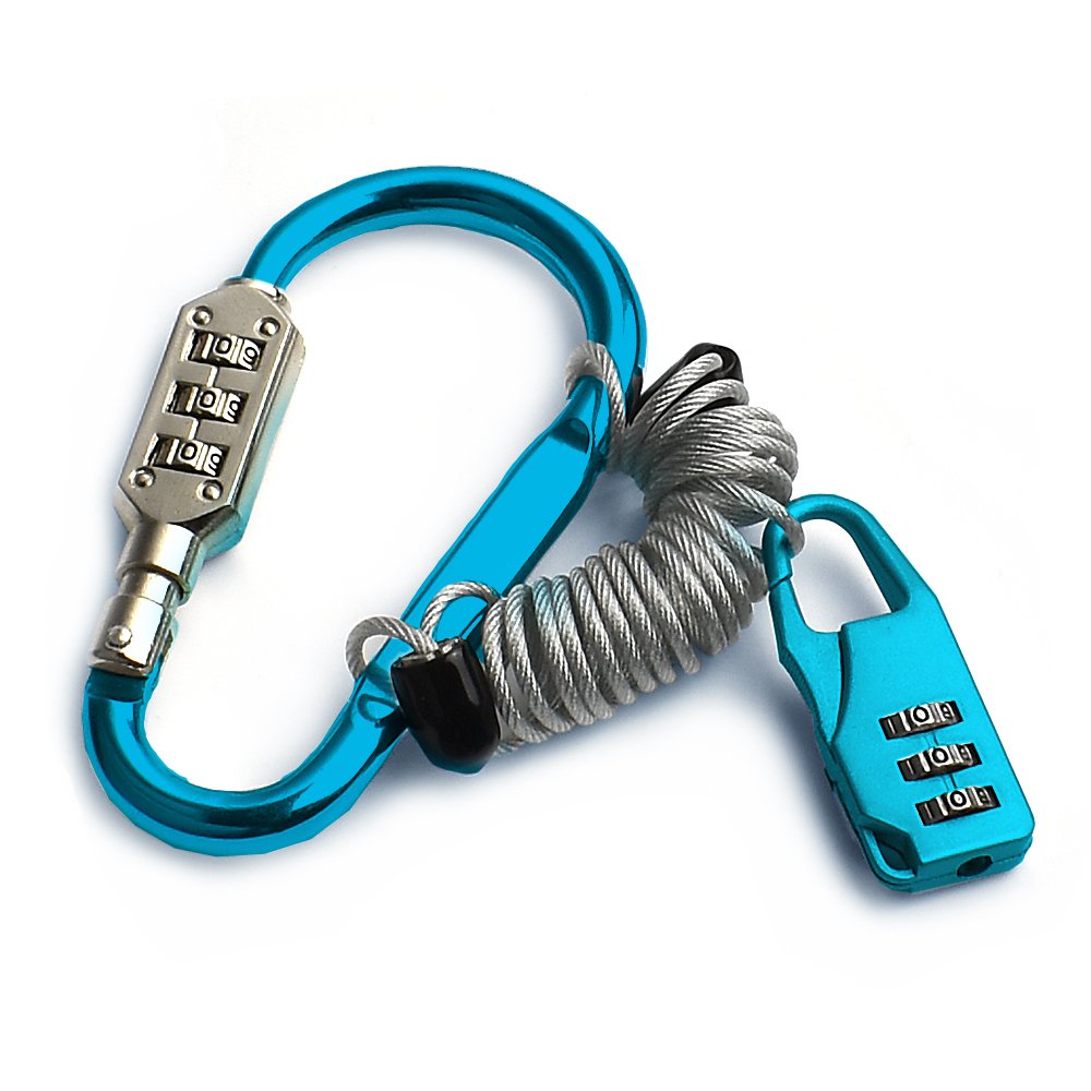 Heavy Duty Helmet Lock AntiTheft Resettable Combination Lock Security