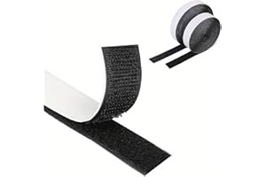 Adhesive Hook and Loop Tape Strong Hold Cut to Length Multi Purpose Fasten Cable Management Home Office Crafts