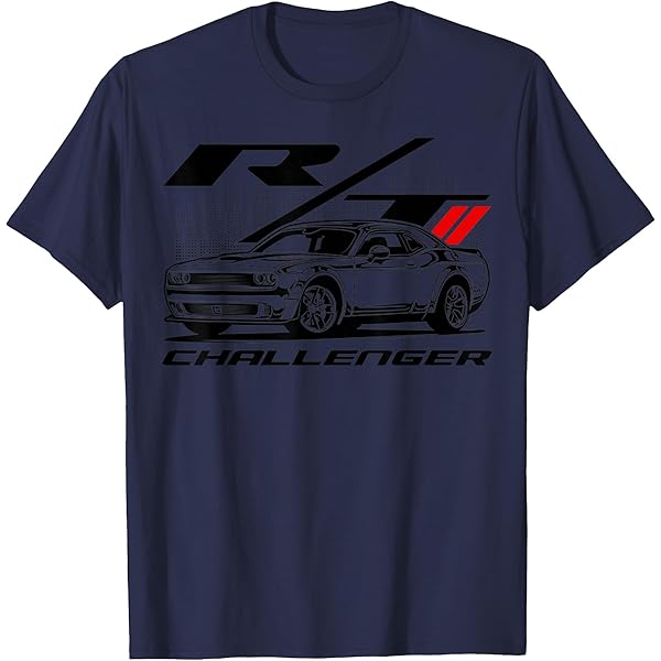 Wicked Metal Challenger Widebody Front Print, Muscle Car