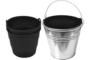 Ocirose 2 PCS Reusable Silicone Grease Bucket Liner for Traeger Drip Tray Liner for Traeger Grill Accessories for Pit BOSS Pellet Grill Traeger Pro Series Tailgater Ironwood Grill