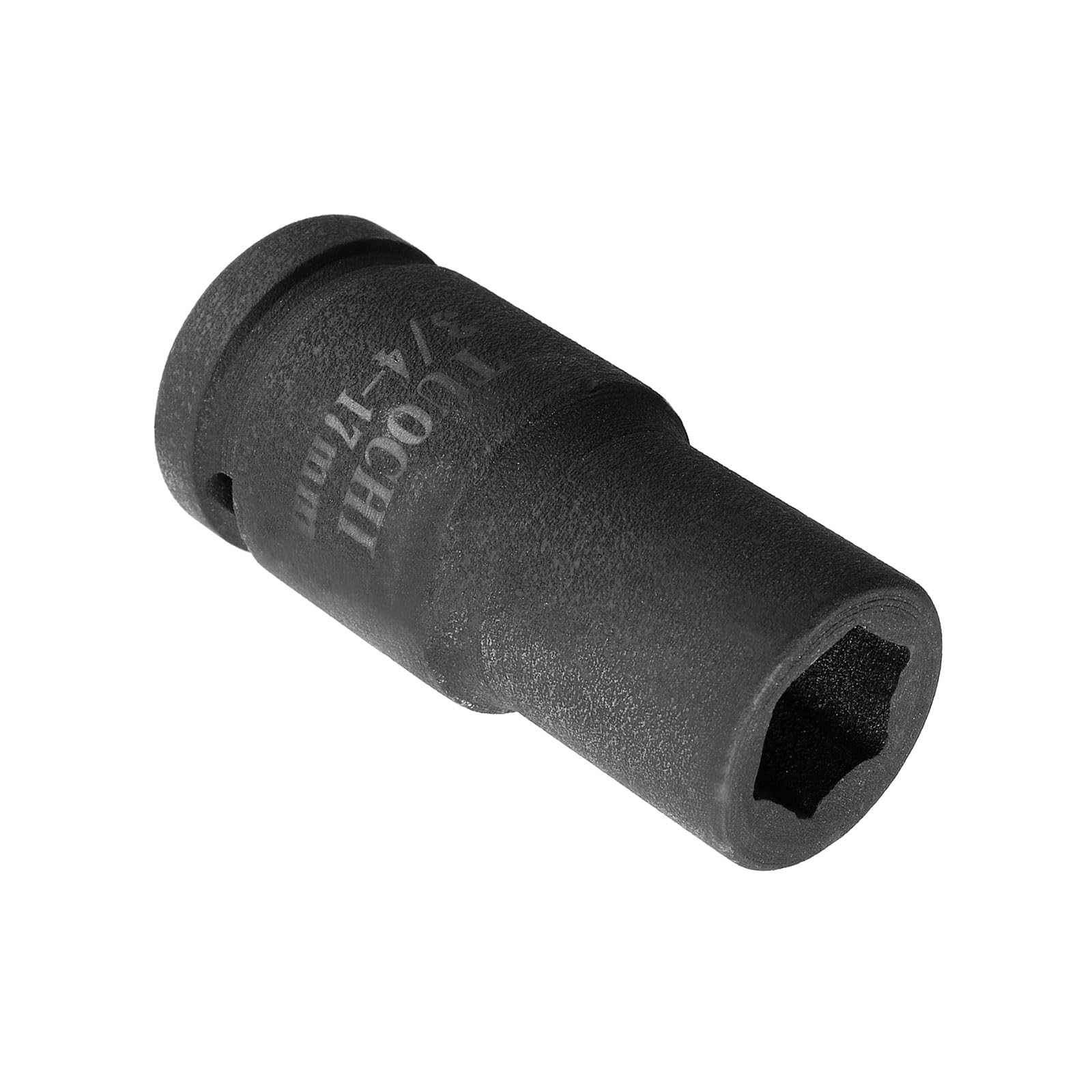 CoCud Deep Impact Socket, 3/4" Drive 17mm Socket 78mm Length, Cr-V 6 Point Black - (Applications: for DIY Hand Making)