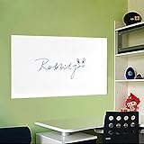 Rabbitgoo&reg; Self-Adhesive Whiteboard Chalkboard Sticker Wall Contact Paper 44.5x199cm|White|with 1 Free Marker Pen|for School Home|Only for Water-based Marker Pen
