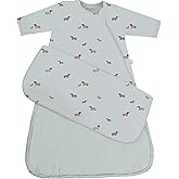 GUNAMUNA Long-Sleeve Sleep Sack for Babies and Toddlers, Wearable Sleep Bag, Easy Diaper Changes, Soft Rayon, 2.5 TOG