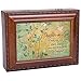 Cottage Garden Daughter-in-Law Rich Inspirational Woodgrain Rope Trim Music Box Plays Song Amazing Grace
