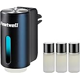FeatWell Car Aromatherapy/Fragrance car Air fresheners/Humidifier Essential Oil Diffuser for Vehicle (Black)