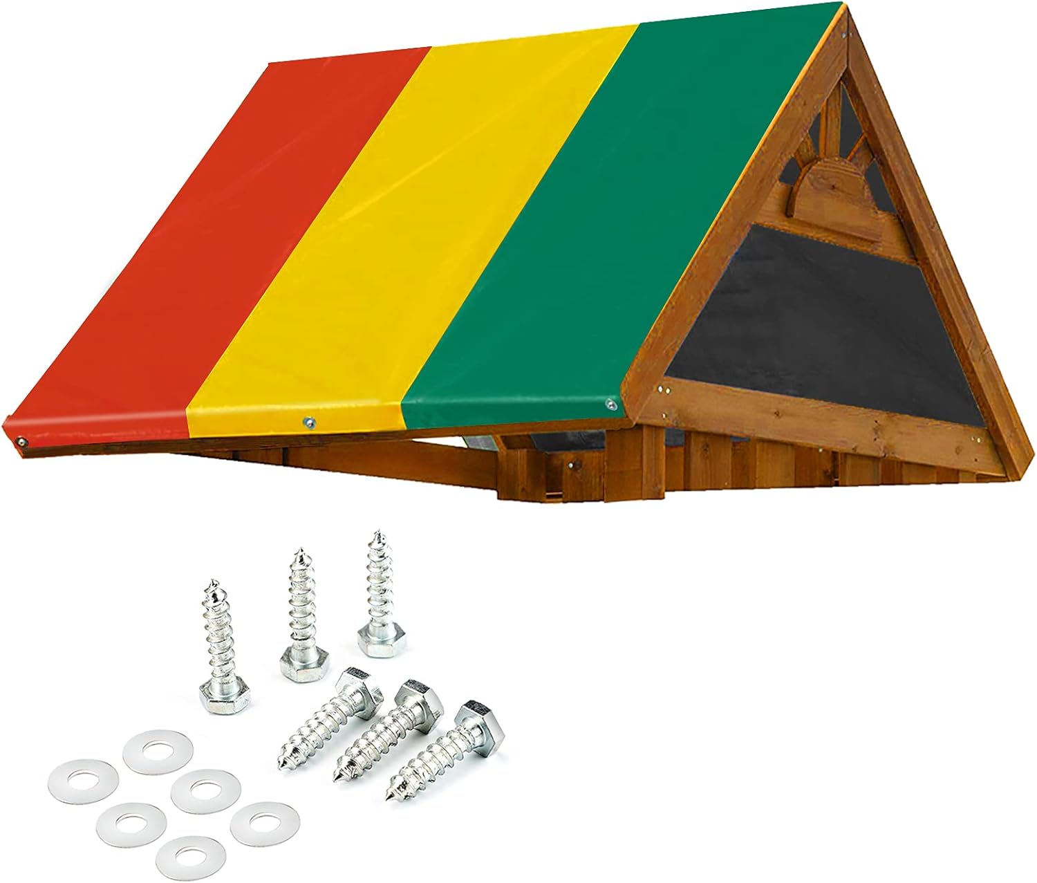Mofeez 52" x 90" Swing Set Replacement Tarp for Play Set Outdoor, Multi-Color: Toys & Games