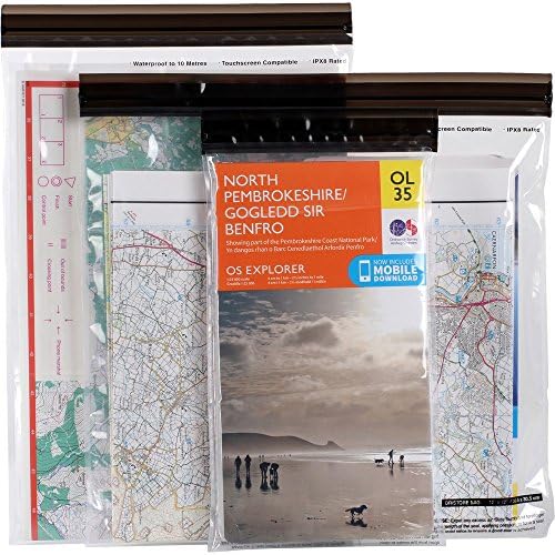 DriStore LocTop Waterproof Dry Bags (3-Pack) With Strong Seal For Sailing Kayaking And Watersports