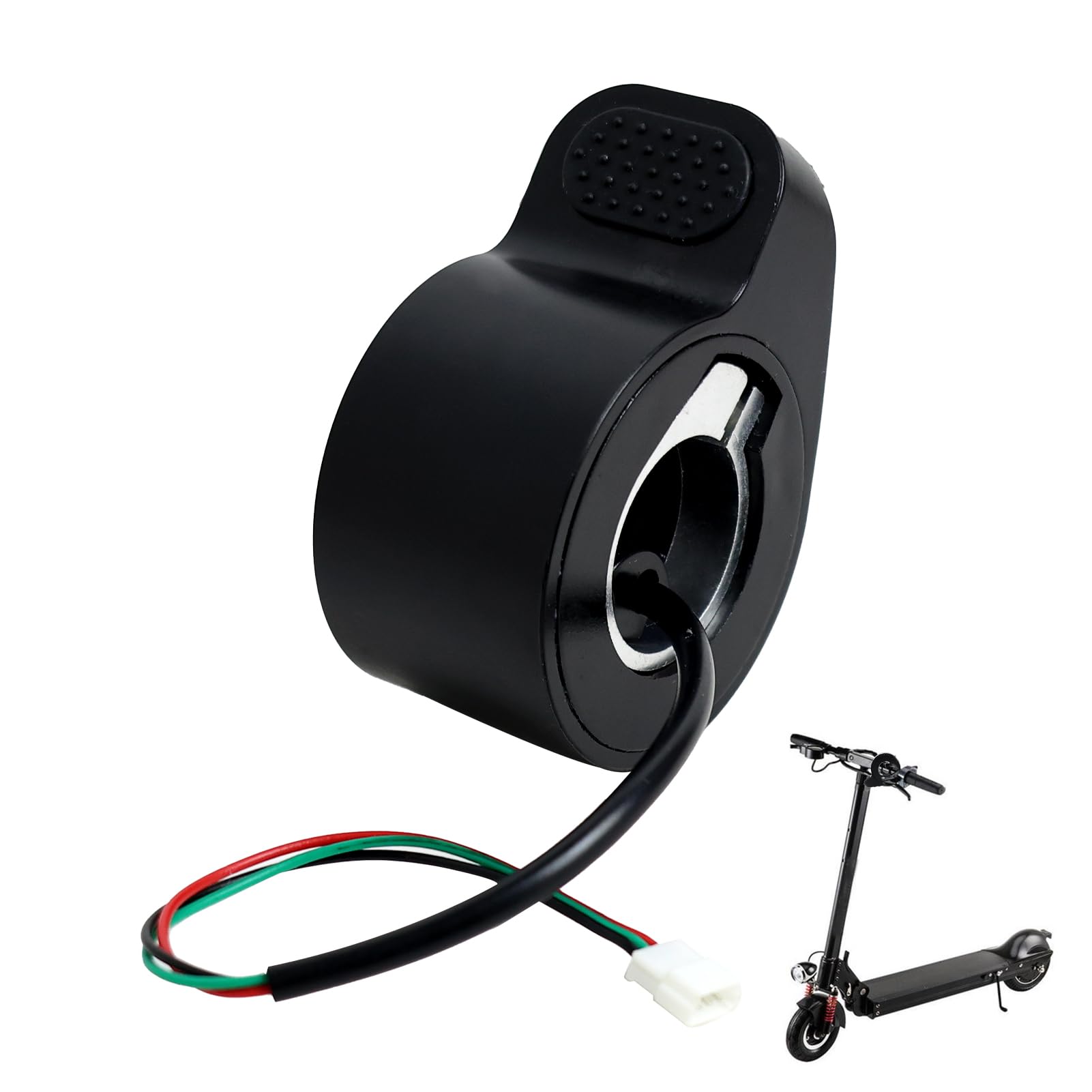 Aeipou Thumb Throttle Electric Scooter Accelerator for Xiaomi M365/M365 Pro2/1S/MI 3/Ninebot G30/MaxG30/Essential Pro Speed Controller Replacement Finger Throttle Booster for Ebikes Accessories Black