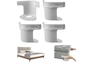 Dubluny Bed Sheet Holder, Bed Sheet Clips, Non - Slip Mattress Fastener, Invisible Transparent Fixer for Mattress Protectors,