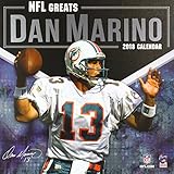 NFL Greats Dan Marino 2018 Calendar by