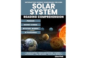 Solar System Interactive Science Workbook for Kids: Puzzles and Secret Codes, Reading Comprehension, Homeschool Curriculum, A