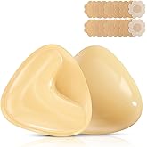 Double Sided Sticky Bra Inserts Reusable Ultra Push Up Lift Self Adhesive Bra Pads for Bikini Swimsuit Strapless Dress