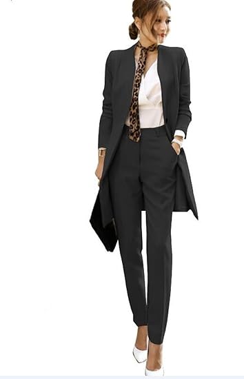 Amazon Co Jp レディースセットスーツ 上下2点 Ol オフィス 就活 ビジネス 通勤 事務服 スカート パンツ 入学式 卒業式 細身 お洒落 ファッション 上質 ボタン 春夏秋 服 ファッション小物