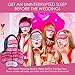 Bride and Bridesmaids Sleep Mask Gift Set : Set of 8 - Bachelorette Party Supplies, Favors, Decorations, Bride Tribe, Bachelorette Party Gifts, Bachelorette Party Accessories, Bride to be Party Pack