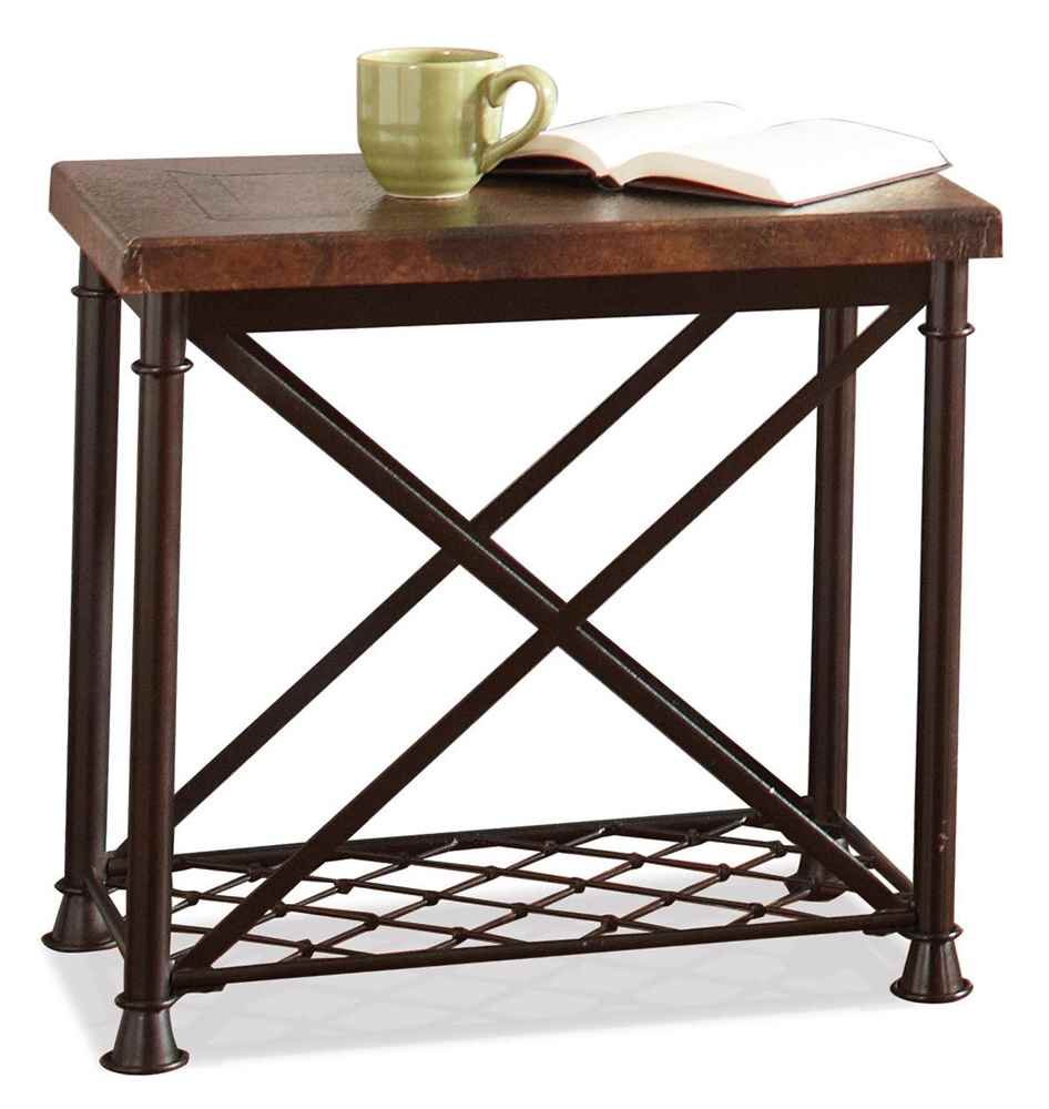Riverside Chalet Chair Side Table Hammered Copper Amazon