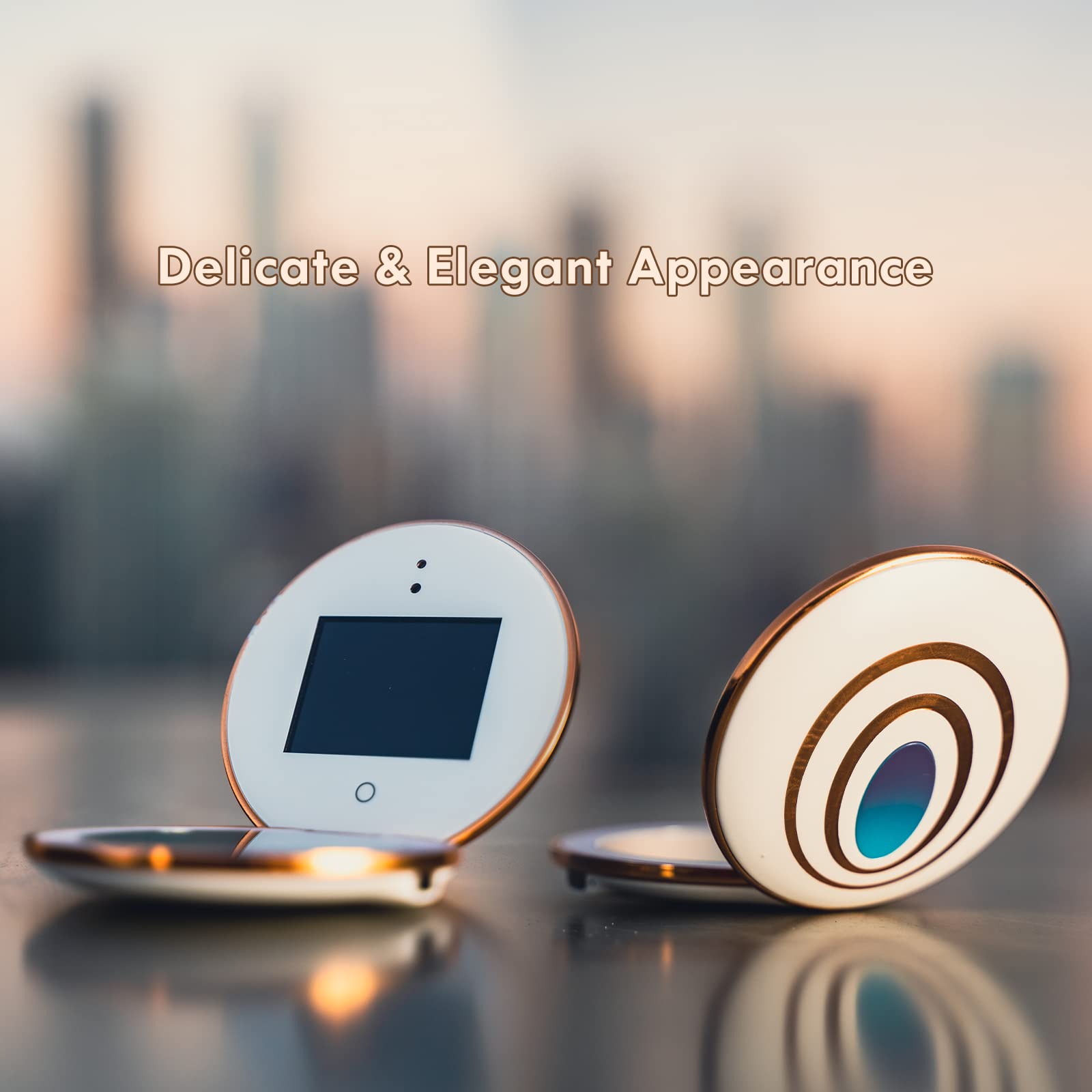 L&L SKIN UVmagic Mirror, Compact Mirror Design for Sunscreen Test, Travel Makeup Mirror with UV Camera for Sunscreen Coverage Test