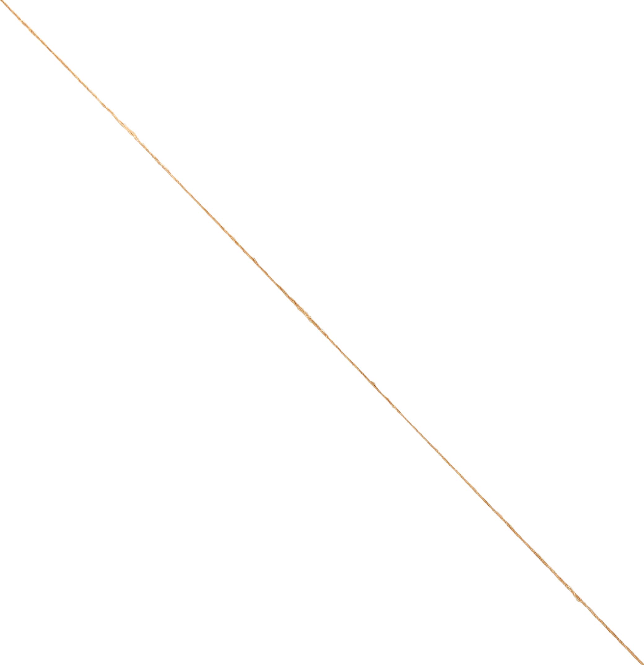 Mopec S44.005.61 Natural Jute Twine 1 Strand, 0.5 mm x 100 m, Multi-Colour, One Size