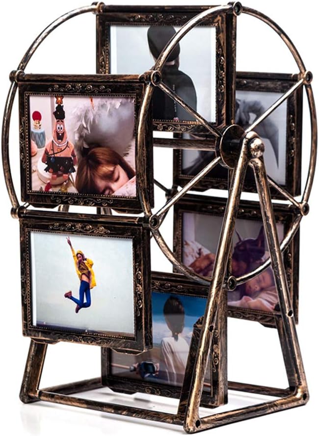 DLINMEI Creative Ferris Wheel Photo Frame 5 Inch Multi