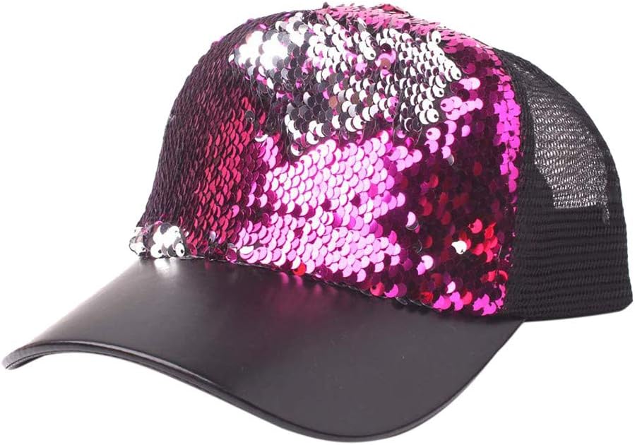 hot pink leather hat