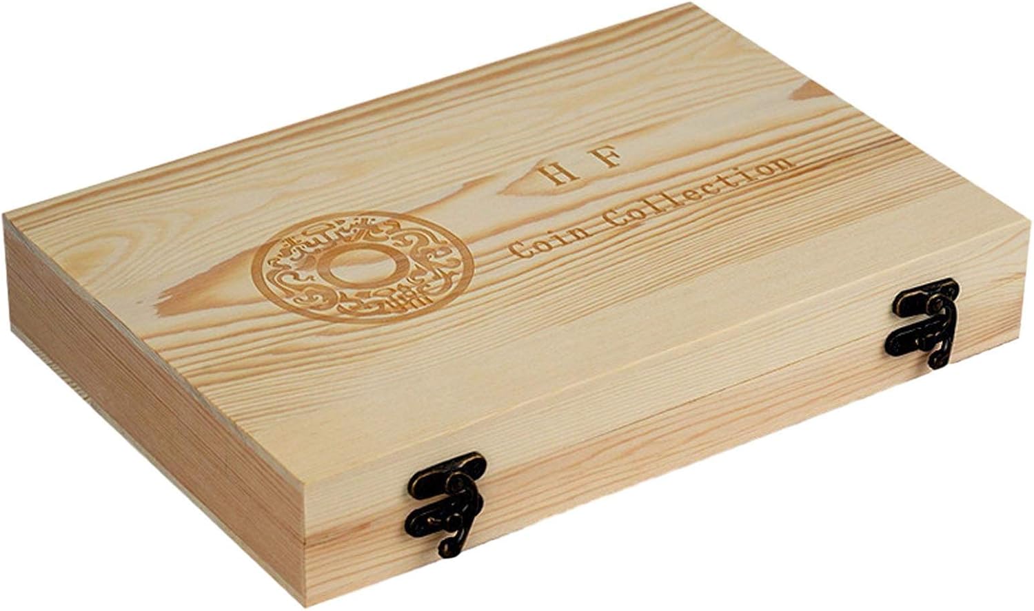 Huaxingda 500/100 piezas caja de madera con almohadilla ...