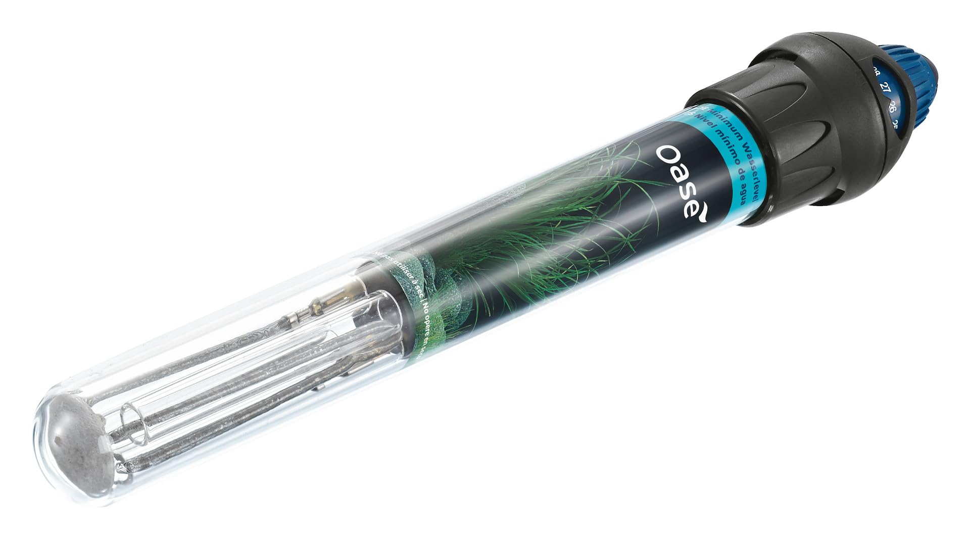 Oase HeatUp 25 Aquarium Heater, Fish Tank Heater for Freshwater and Marine Aquariums with Thermometer, 25 W