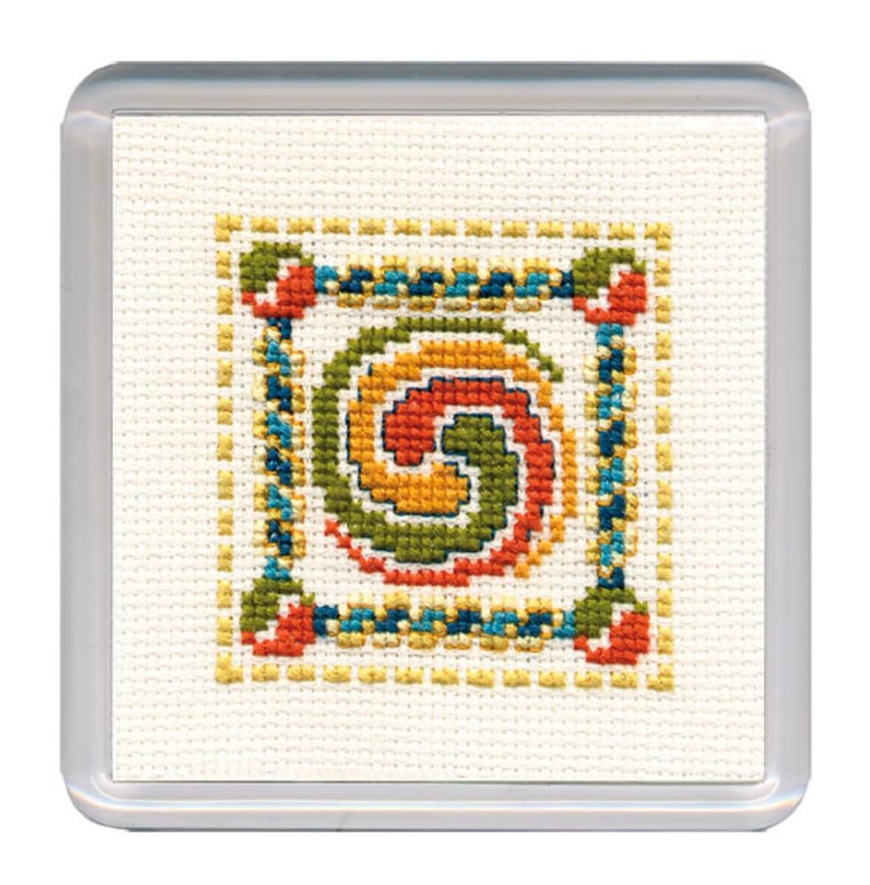 Textile Heritage Coaster Kit - Celtic Spiral