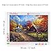 HaiMay 2 Pack DIY 5D Diamond Painting Kits Full Drill Rhinestone Painting Countryside Diamond Pictures for Wall Decoration,Pastoral Style (Canvas 12×16 Inch/12×16 inch)