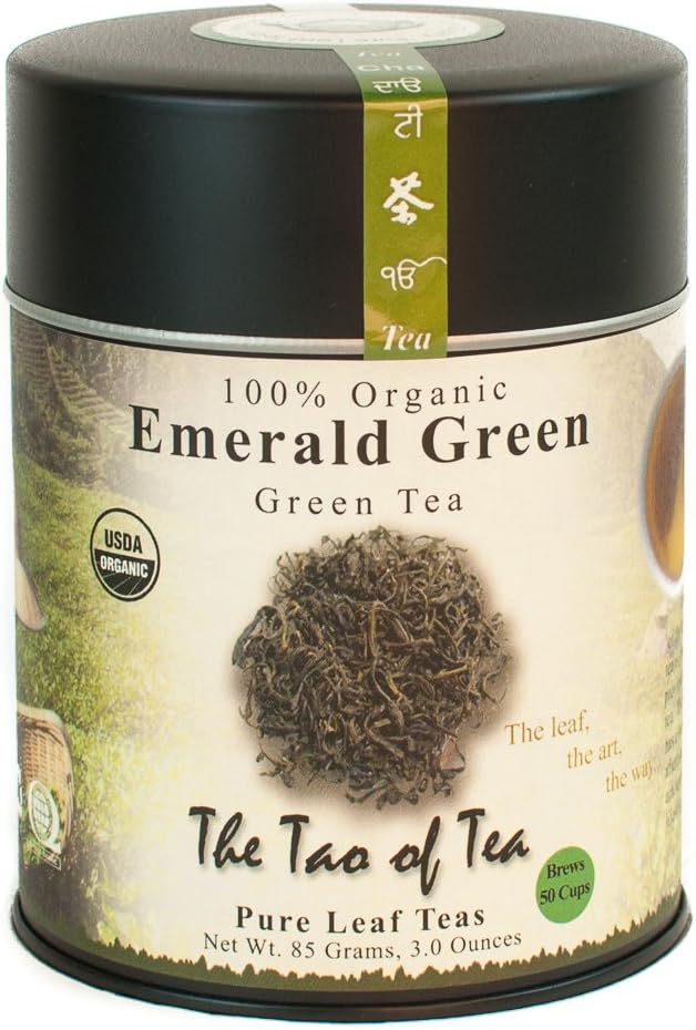 The Tao of Tea Emerald Green Loose Leaf, 3 Oz (Pack of 3)