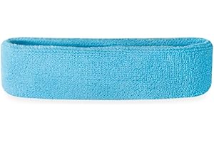 Suddora Kids Headband (Multiple Colors Available) Athletic Cotton Terry Cloth Head Sweatband for Sports