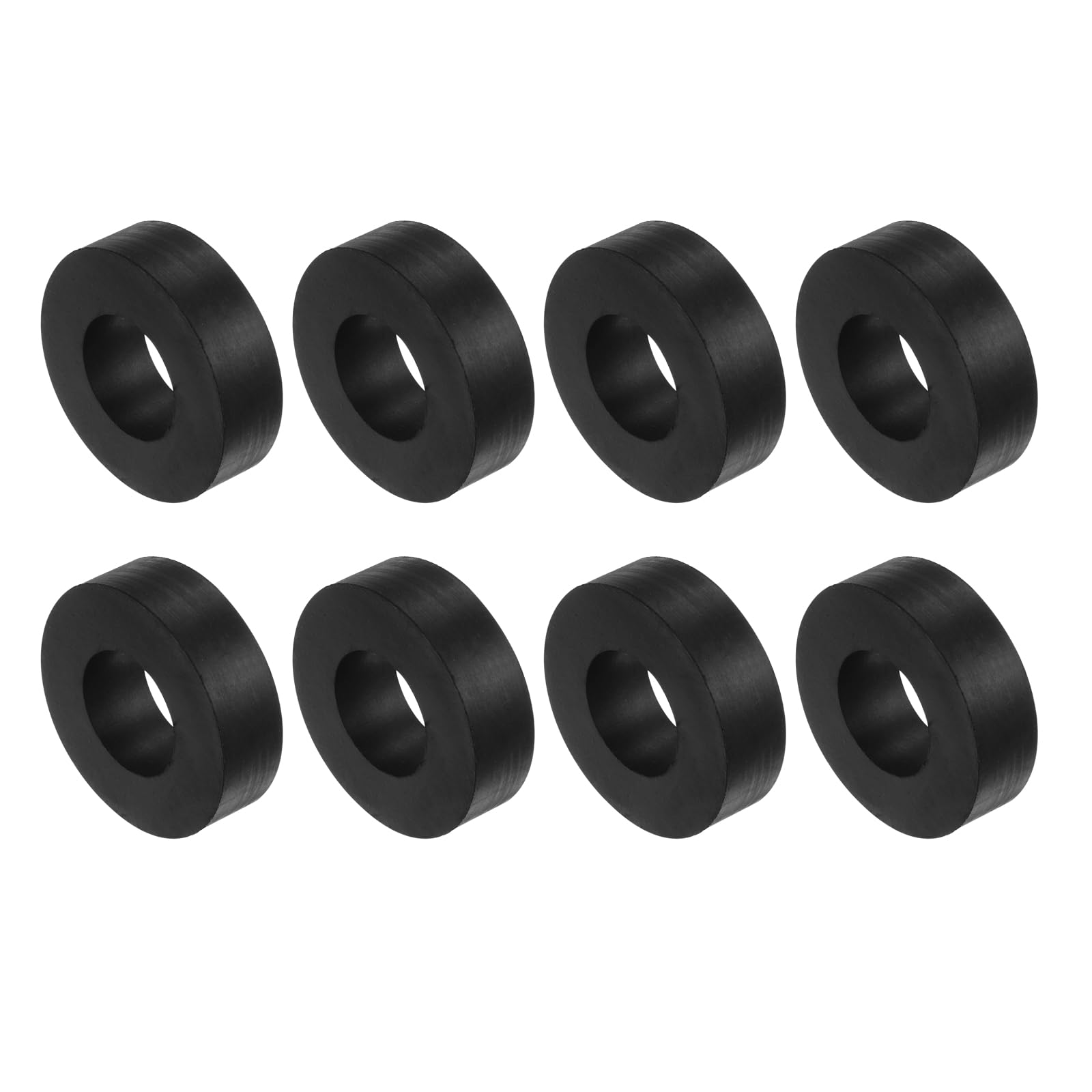 Kozelo 8pcs Rubber Spacer [15x25x50mm] Anti Vibration Isolation Pads, for Home Cars Boat Accessories, Neoprene, Black
