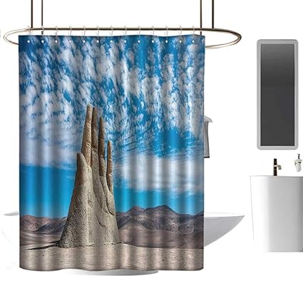 Amazon Com Shower Curtains Neutral Colors Monument Decor Hand