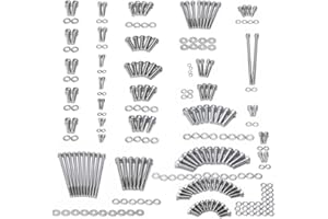 PTNHZ LS LS1 LS6 Stainless Steel Engine Bolt Kit Bolts Gaskets Fasteners Kit Relacement For 98-02 Camaro Firebird 04 GTO