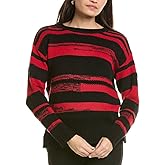 Jones New York Women's Colorblock Long Sleeve Crewneck