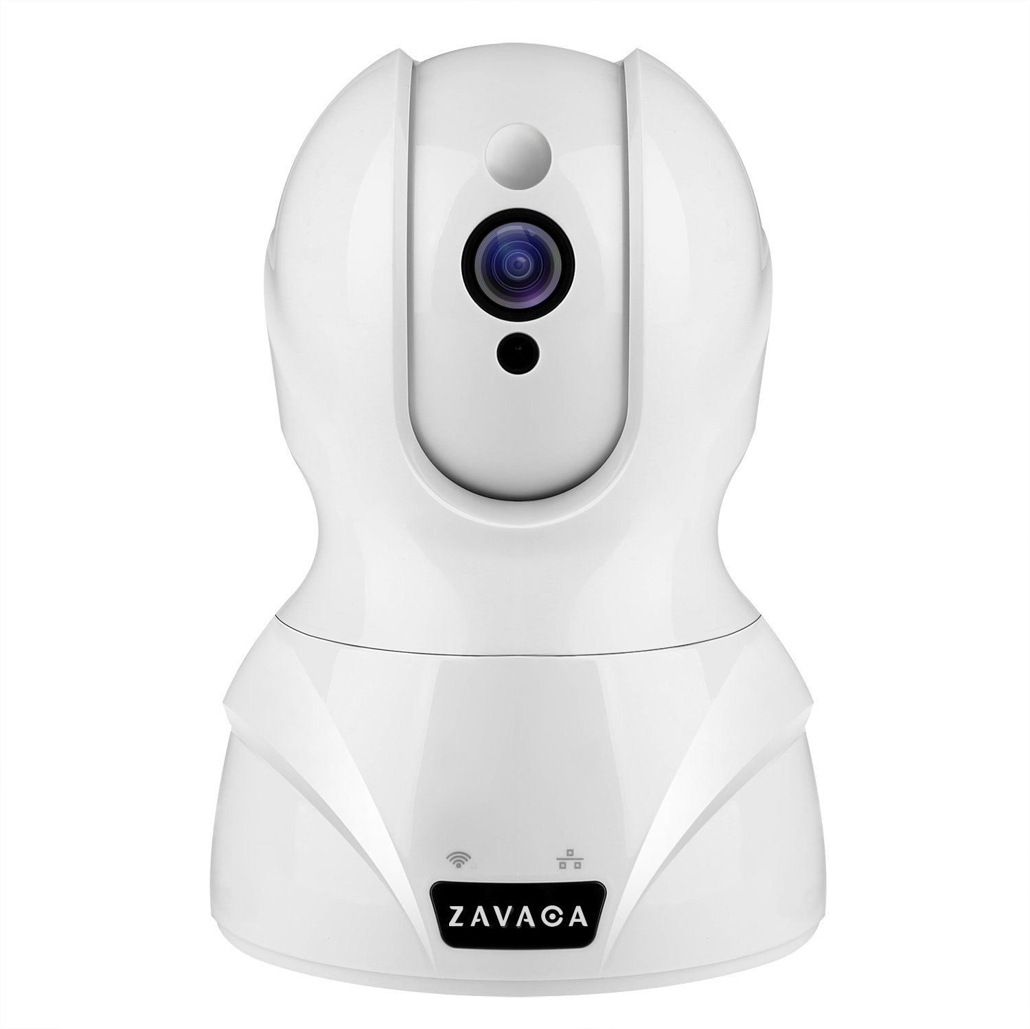 ZAVACA 1080P(1920x1080) Wireless WiFi IP Camera,Home Security Wireless Network Cam with Pan/Tilt/Zoom ,Two-Way Audio (720-White)