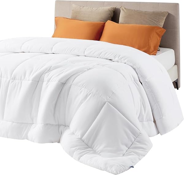 Bedsure Comforter Duvet Insert - Quilted Comforters Queen Size, All Season Duvet, GentleSoft Down Alternative Bedding Blanket