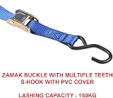 Master Lock Strap with Buckle and S Hook 2m x 25mm Pack of 2 view 4